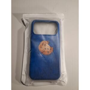 Redbubble Blue Cookie Magnetic Case for Apple iPhone 17 Pro Max NWT Flaw